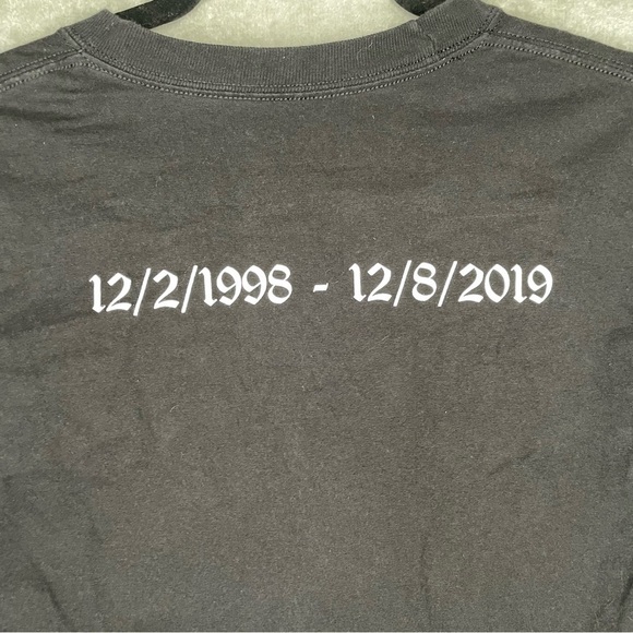 Juice World 999 Memorial Black Graphic T-Shirt Short Sleeve Size Medium - Picture 4 of 7